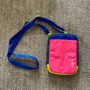 Lululemon crossbody neon bag